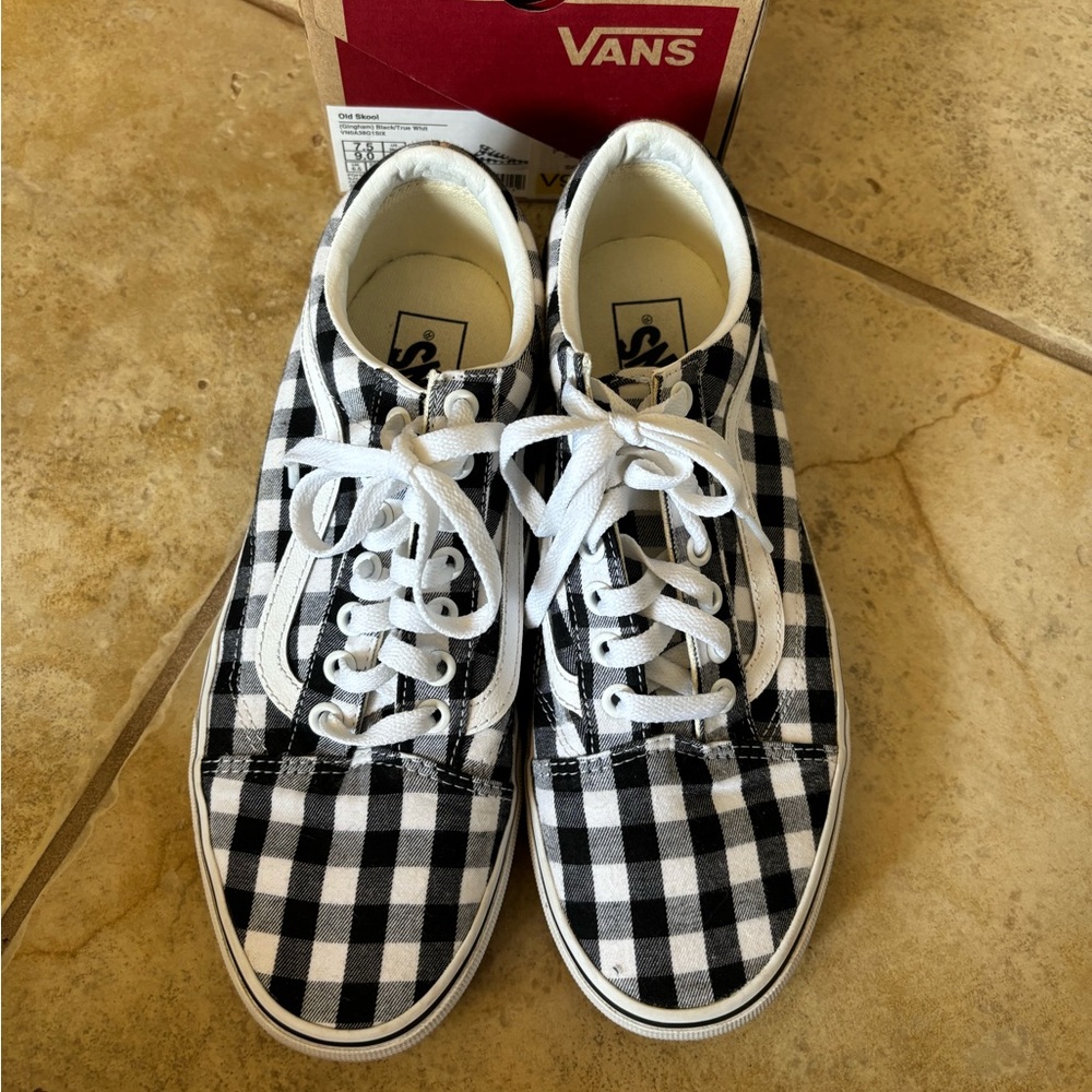 Vans Old Skool Gingham Shoes